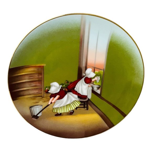 "The Sun-Bonnet Babies"  Plates Set of 7 Royal Bayreuth Vintage 1974 - Picture 7 of 16